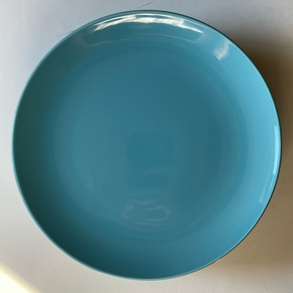 Ikea set of 6 discontinued dinnerware dinner plate - Fargrik 21963 Turquoise - Picture 2 of 5